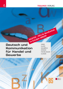 Deutsch und Kommunikation für Handel und