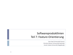 Feature Traceability