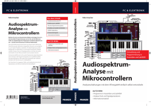 Audiospektrum-Analyse mit Mikrocontrollern