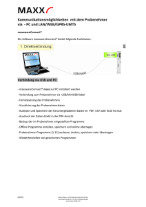 Ausschreibungstext - LAN-WEB-Kommunikation