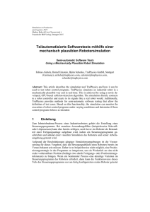 Teilautomatisierte Softwaretests mithilfe einer mechanisch