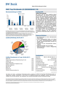 Kurzporträt und Wesentliche Anlegerinformationen - BW-Bank