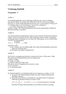 Vorlesung Statistik - Betriebswirtschaft.info