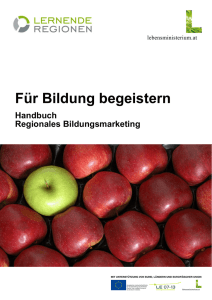 Handbuch Regionales Bildungsmarketing