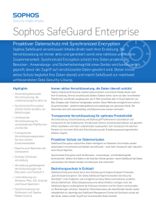 Sophos SafeGuard Enterprise