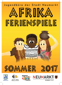 4. Afrika-Ferienspiele rund um das G6