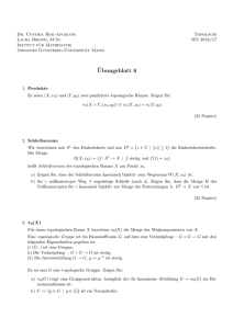 Ubungsblatt 6 - staff.uni-mainz.de - Johannes Gutenberg