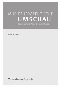 UMSCHAU - Deutsche Musiktherapeutische Gesellschaft