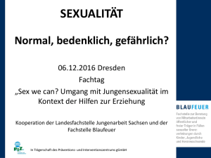 Workshop Fachstelle Blaufeuer "Sexualität