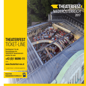theaterfest - Land Niederösterreich