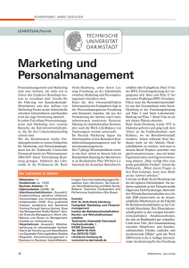 Portrait - Marketing und Personalmanagement