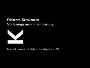 Version vom 20.01.2017 - Institute for Algebra