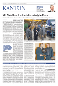 Oltner Tagblatt / Bericht