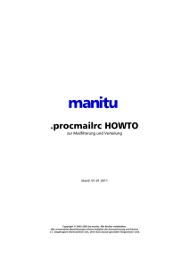 procmailrc-Dateien