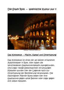Die Stadt Rom- lateinische Kultur pur - Hainberg