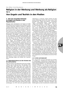 Religion in der Werbung und Werbung als Religion