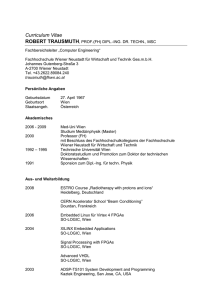 Curriculum vitae - Department of Embedded Systems