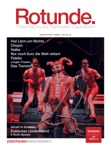 Rotunde Mai - Juli 2015 - Pfalztheater