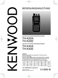 TH-K40A TH-K40E TH-K20A TH-K20E