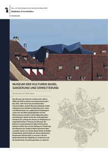 Projektblatt Sanierung und Erweiterung Museum der Kulturen (PDF