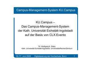 KU.Campus - Wissenschaftsmanagement Online