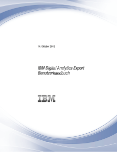 IBM Digital Analytics Export