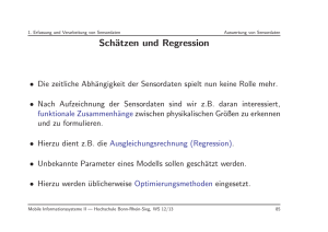 Regression. Schätzer - www2.inf.h