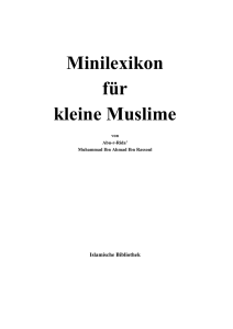 Minilexikon für kleine Muslime - Way-to