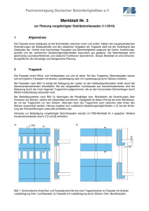 FDB-Merkblatt Nr 3 Planung vorgefertigter Stahlbetonfassaden 11