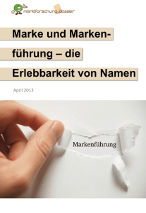 Marke und Markenführung