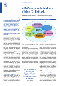 VSD-Management-Handbuch: effizient für die Praxis
