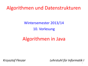 10. Vorlesung (19.11.2013)