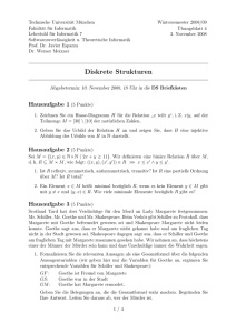 Diskrete Strukturen - Technische Universität München