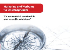 Marketing und Werbung für Existenzgründer