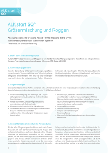 ALK start SQ® Gräsermischung und Roggen