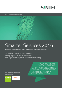Smarter Services 2016 - SINTEC Informatik GmbH