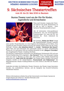 9. Sächsisches Theatertreffen