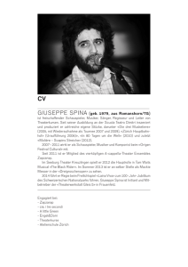 CV PDF - Giuseppe Spina