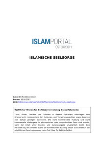 ISLAMISCHE SEELSORGE - Islamportal Österreich