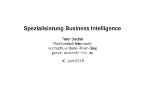 Spezialisierung Business Intelligence - www2.inf.h