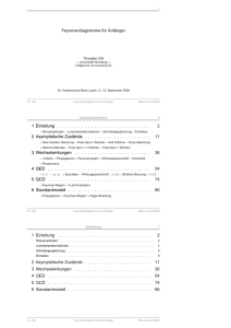 Feynmandiagramme für Anfänger 1 Einleitung