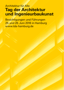 Tag der Architektur und Ingenieurbaukunst