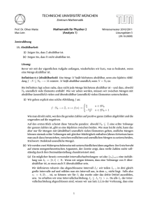 Blatt 03 - TUM Mathematik