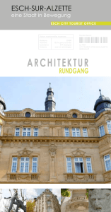 architektur - Ville d`Esch