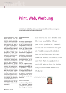 Print, Web, Werbung