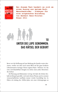 10 unter die lupe genommen: das r&auml;tsel der geburt