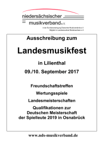 Ausschreibung Landesmusikfest 09.