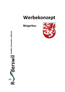 Werbekonzept Bürgerbus