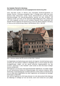 Der Sebalder Pfarrhof in Nürnberg