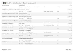 VinylTon Schallplatten Klassik (gebraucht)